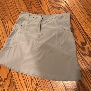Activewear Skirt, Light Gray, Size 10